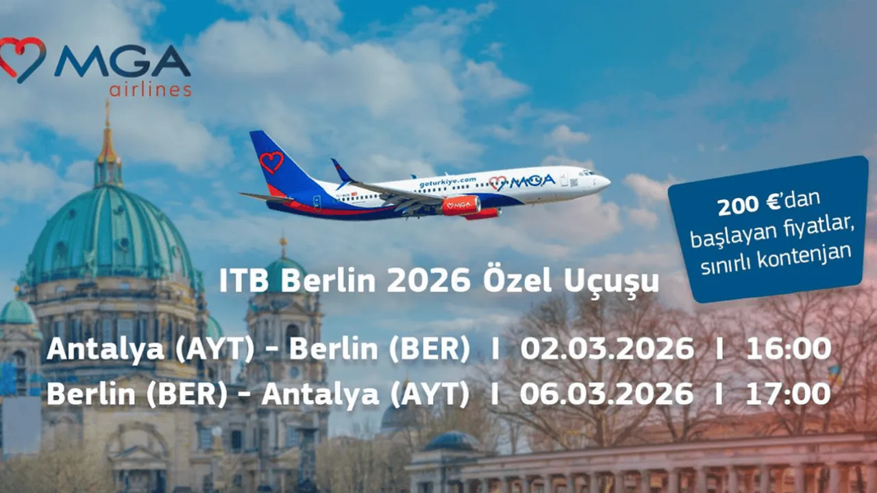 MAVİ GÖK AIRLINES'TAN ITB BERLİN 2026 ÖZEL UÇUŞU