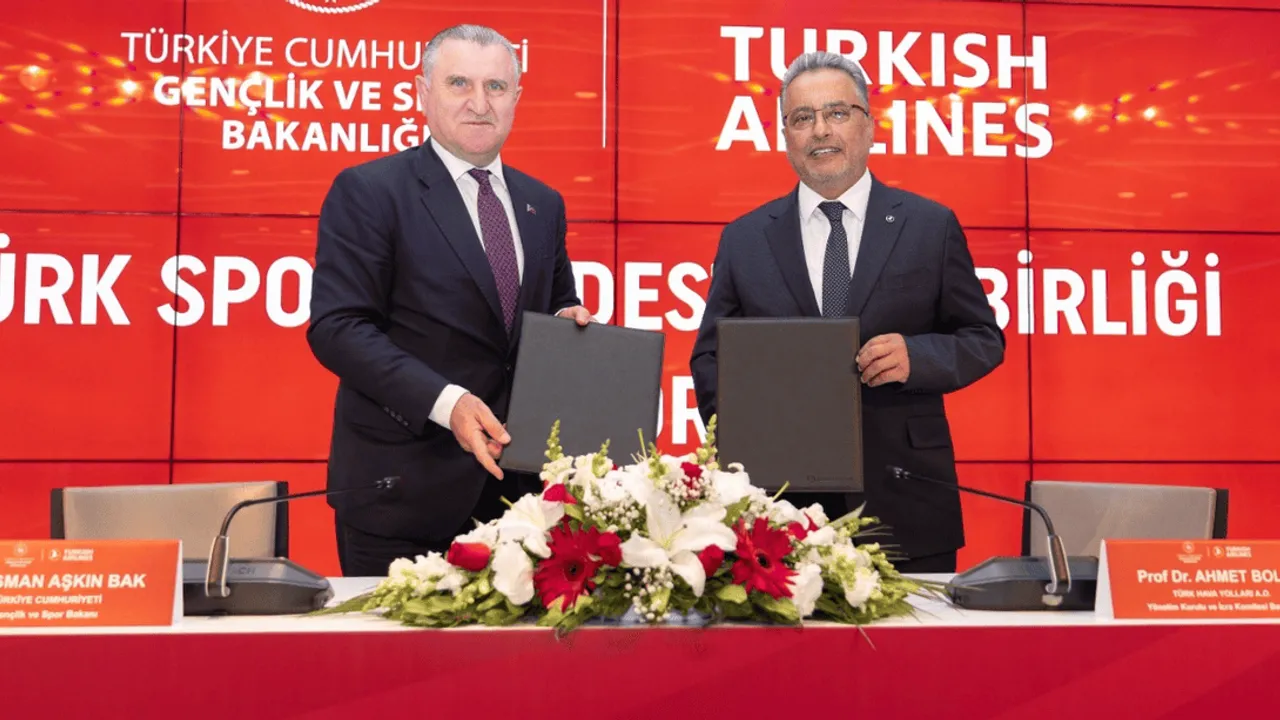 THY VE BAKANLIK TÜRK SPORUNA DESTEK PROTOKOLÜ İMZALADI