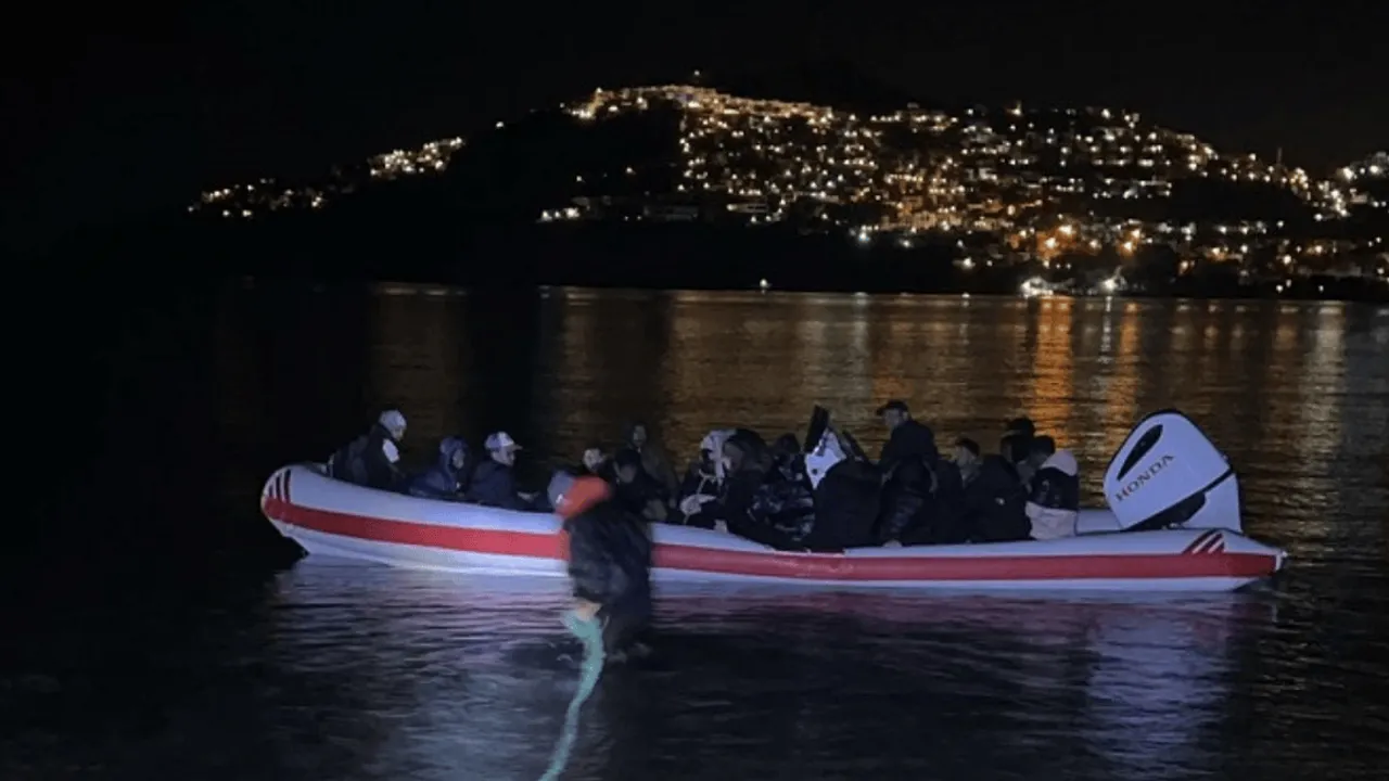 BODRUM’DA 30 KAÇAK GÖÇMEN YAKALANDI