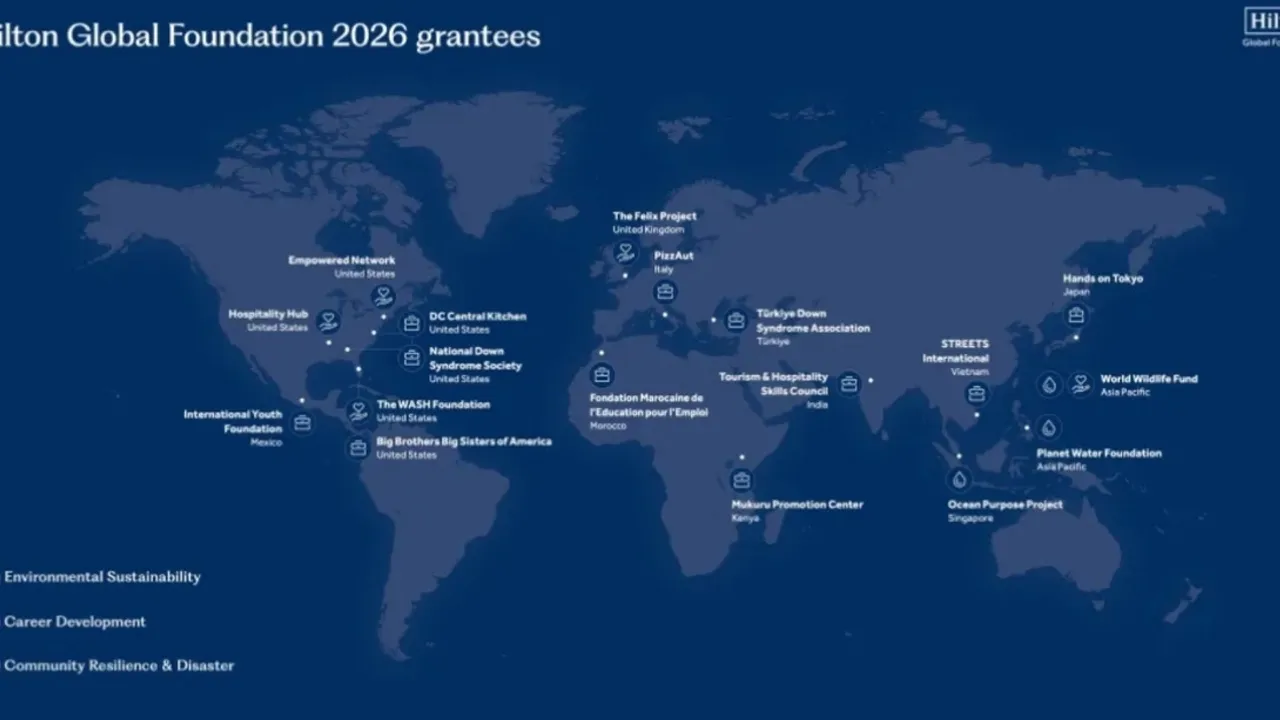 HILTON GLOBAL FOUNDATION’DAN 18 KURULUŞA 5,4 MILYON DOLARLIK DESTEK