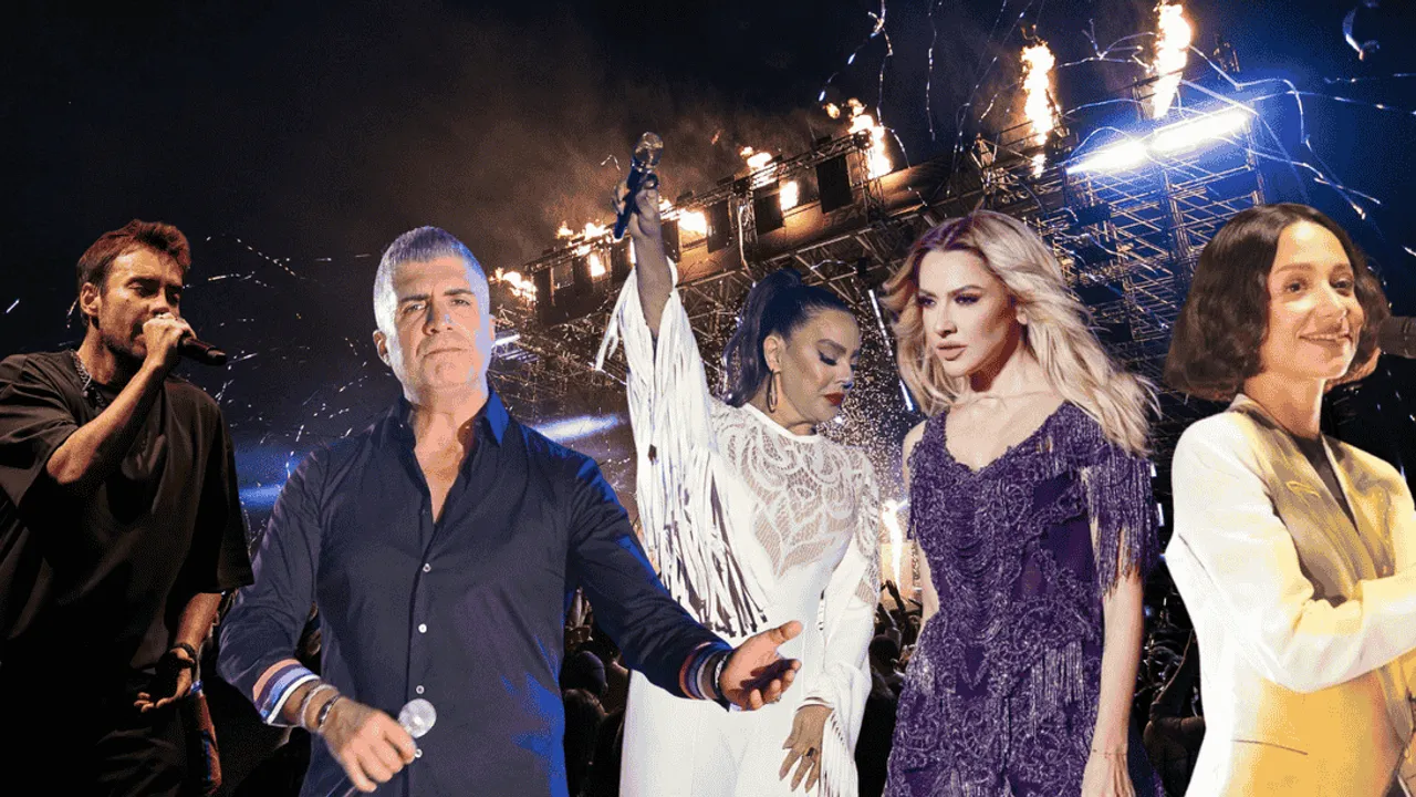 ÜNLÜLER YILBAŞINDA NEREDE SAHNE ALACAK?