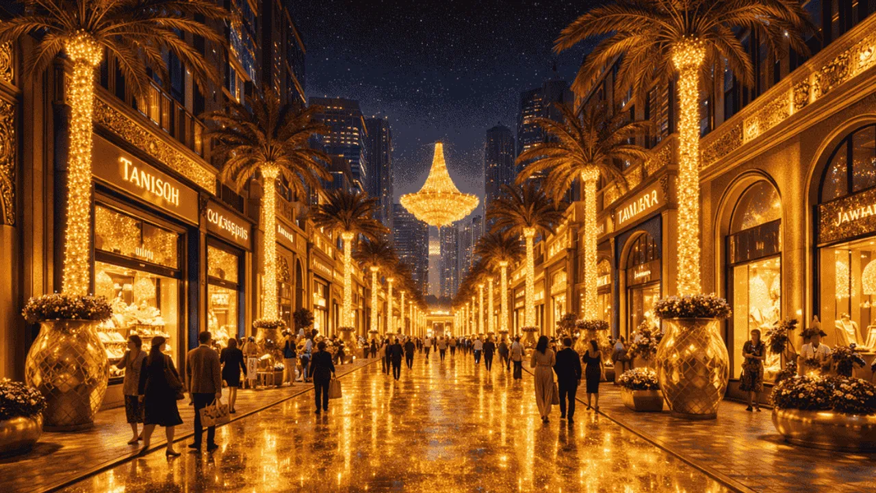 DUBAI'DE ALTIN KAPLAMALI SOKAK İNŞA EDİLECEK