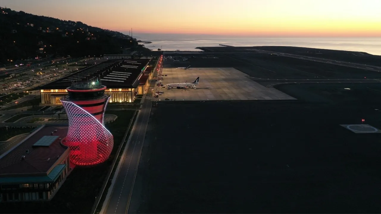RİZE-ARTVİN HAVALİMANI BUGÜNE KADAR 4,2 MİLYON YOLCUYA HİZMET VERDİ