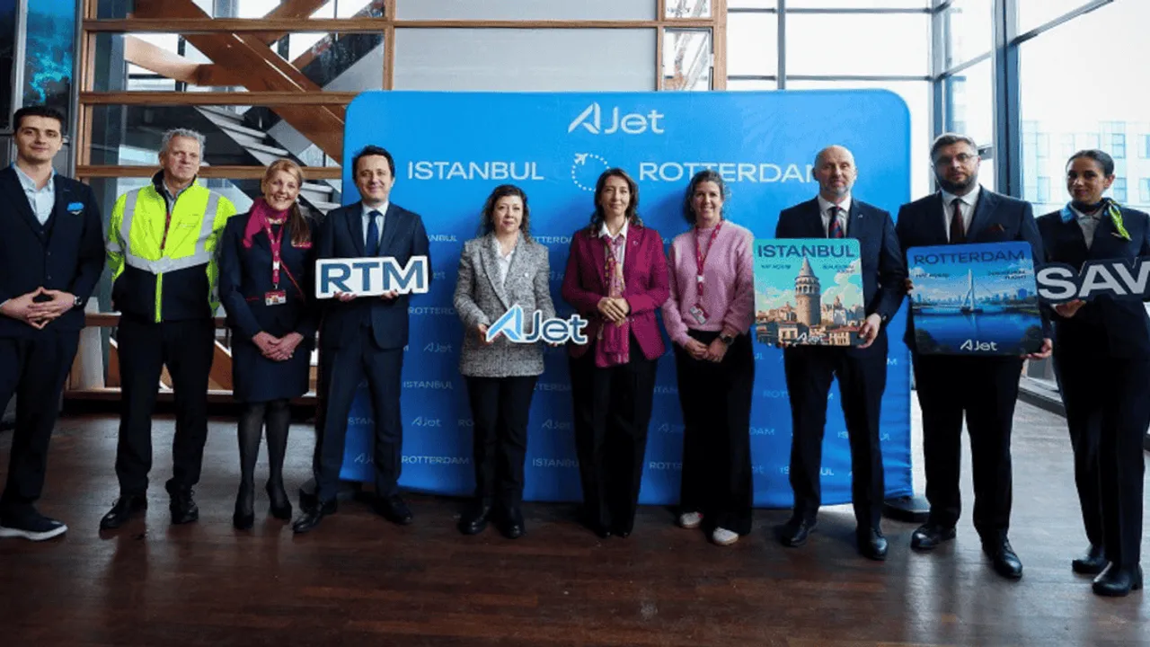 AJET UÇUŞ AĞINA ROTTERDAM’I EKLEDİ