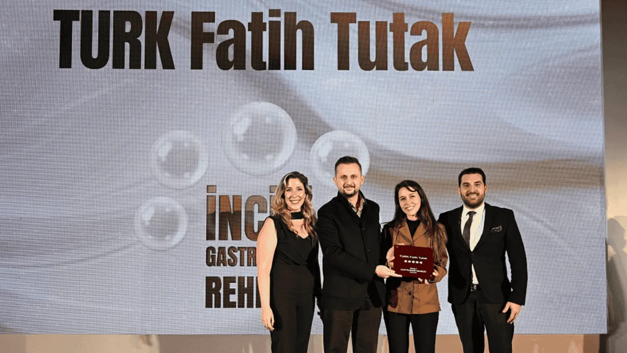 İNCİLİ GASTRONOMİ REHBERİ ÖDÜL TÖRENİ YAPILDI