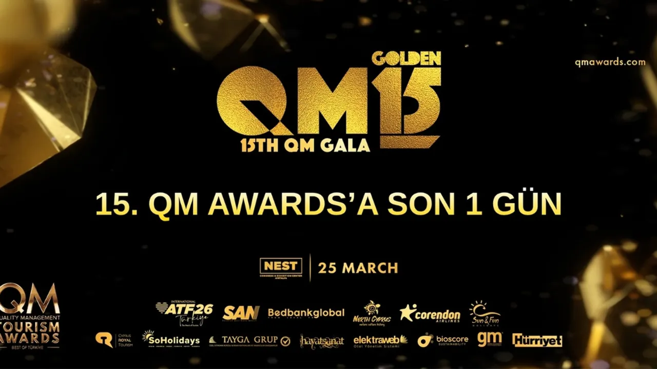 QM AWARDS’A SON 1 GÜN: TURİZMİN ENLERİ YARIN SAHNEDE