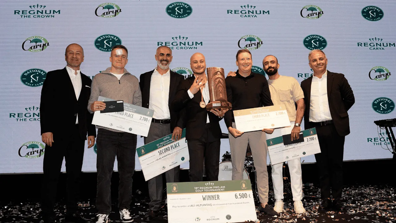 REGNUM CARYA PRO-AM GOLF TURNUVASI'NIN ŞAMPİYONU ALİ ALTUNTAŞ