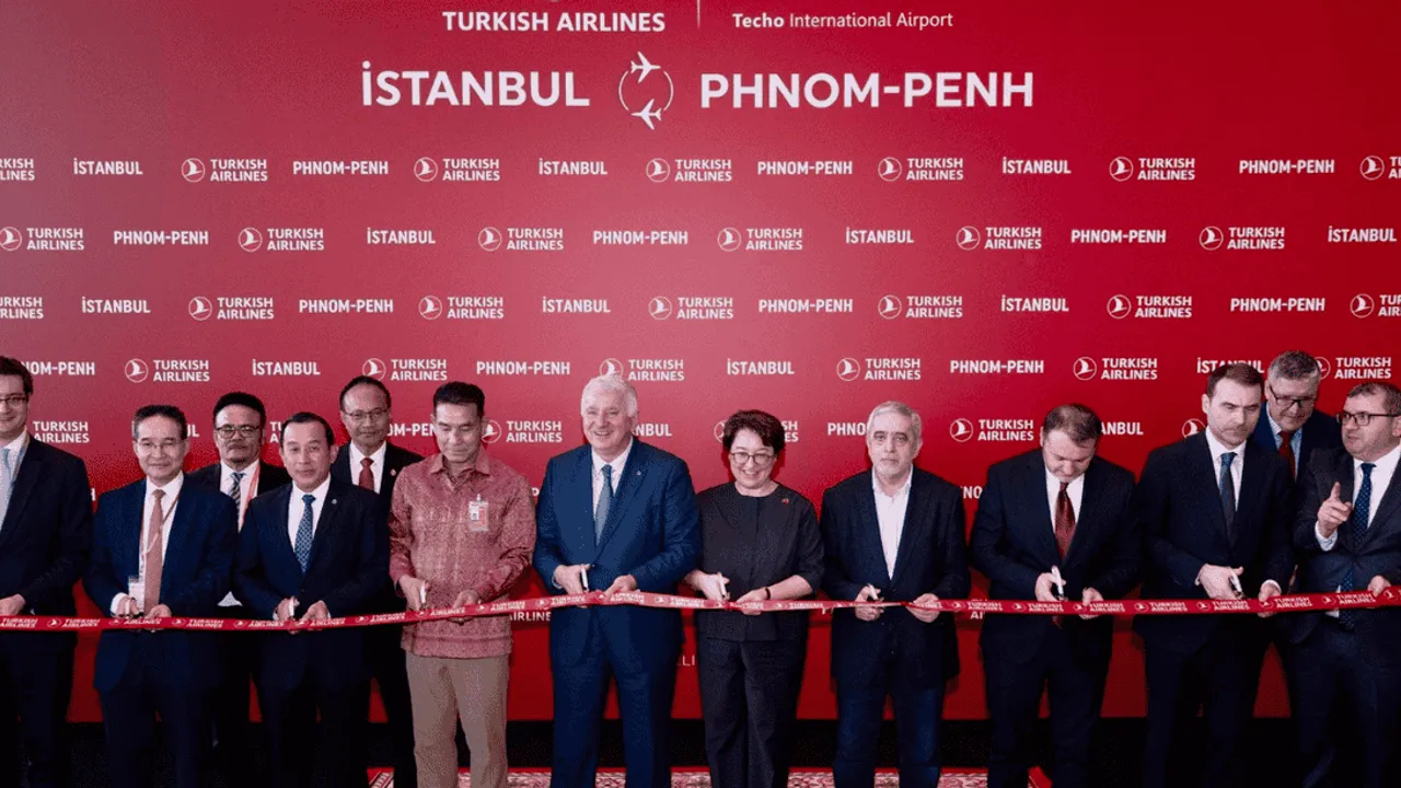 THY KAMBOÇYA SEFERLERİNE BAŞLADI